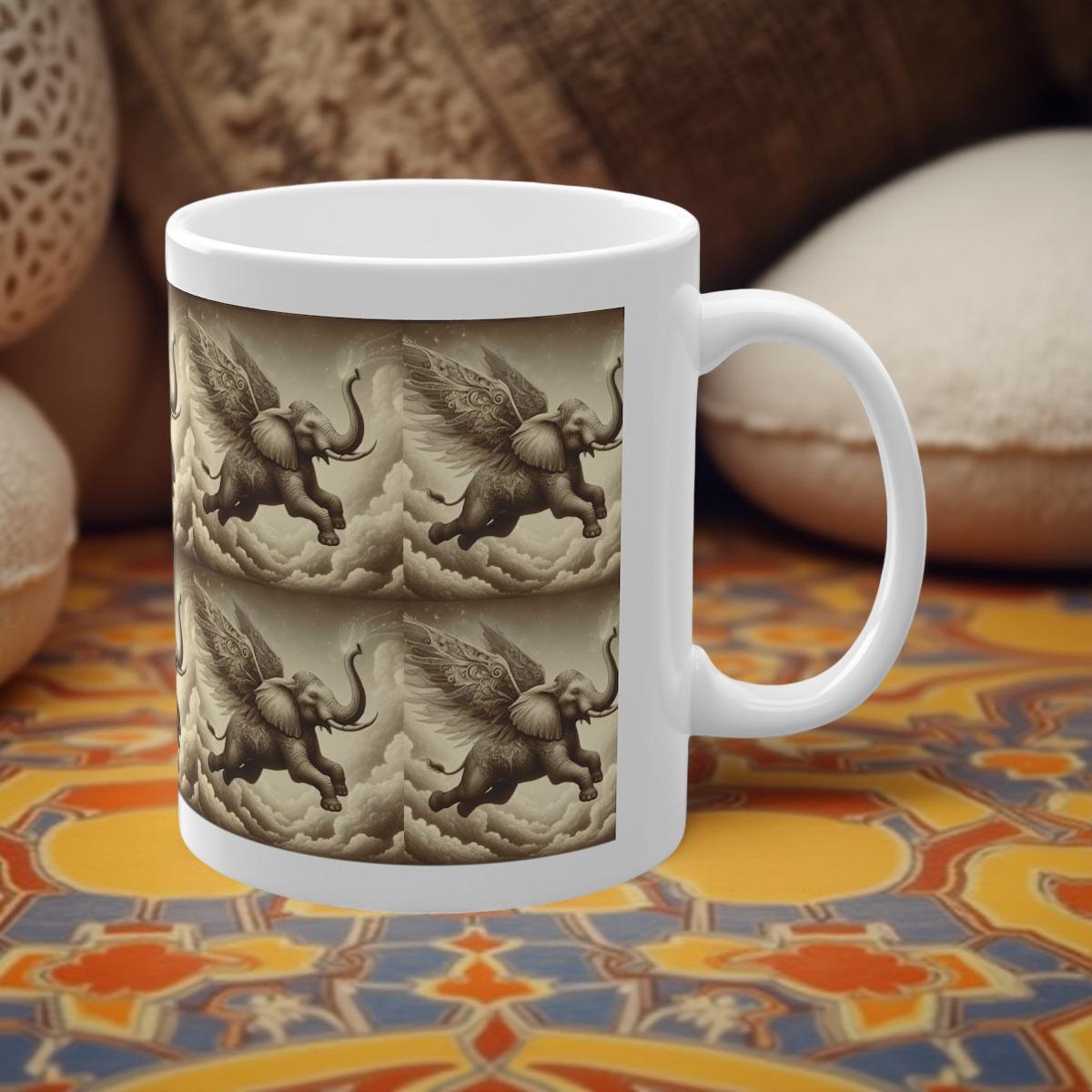 Elefanten Tasse - Fantasy Tasse - Geschenkidee für Elefanten Liebhaber - Elefanten Fee - Fantasy Gift Idea