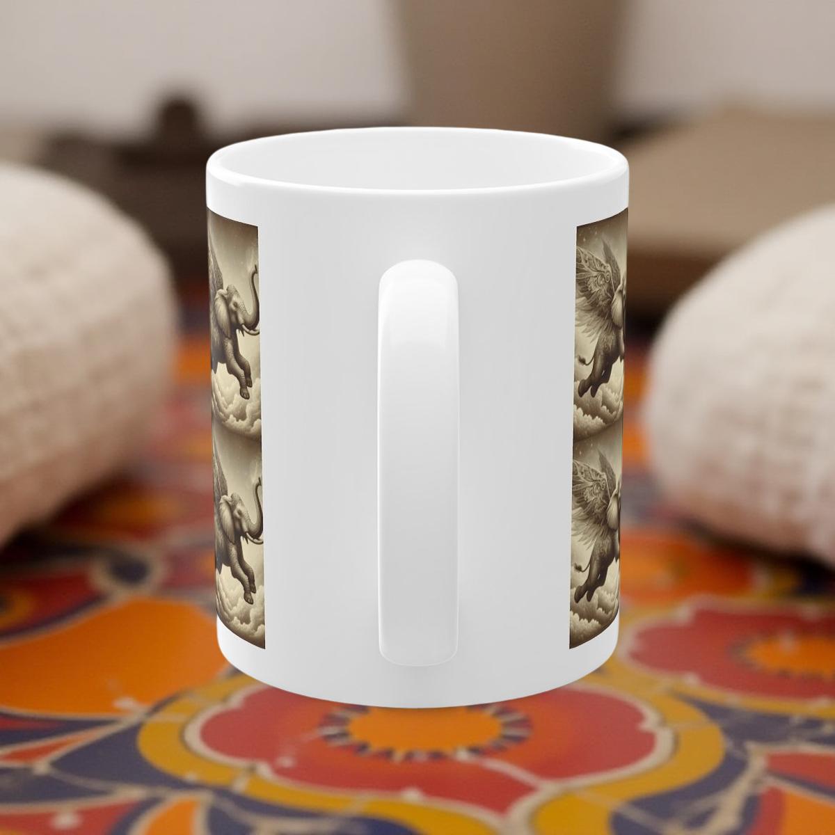 Elefanten Tasse - Fantasy Tasse - Geschenkidee für Elefanten Liebhaber - Elefanten Fee - Fantasy Gift Idea